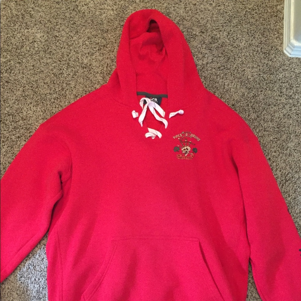 Fire Dept. Pipes and Drums Hoodie. XL hockey style